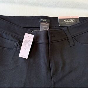 Ann Taylor Black Modern Slim Leg Pants - Petite 8P